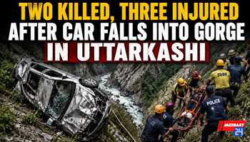 Two Killed, Three Injured After Car Falls Into Gorge in Uttarkashi