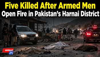 Five Killed After Armed Men Open Fire in Pakistan’s Harnai District

