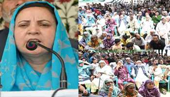 Sakeena Itoo Visits Zangalpora Village in Kulgam, Distributes Sports Kits, Takes Stock of Developmental Issues