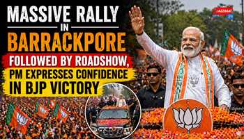 Massive rally in Barrackpore followed by roadshow, PM expresses confidence in BJP victory
