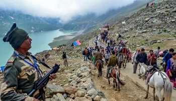 Amarnath Yatra 2022: First batch of pilgrims left Pahalgam’s Nunwan base camp