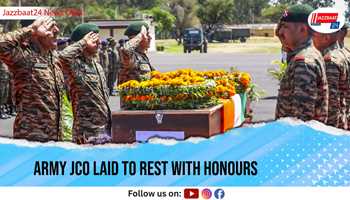 Army JCO Laid to Rest with Honours
