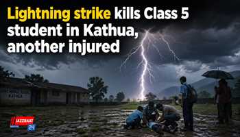 Lightning strike kills Class 5 student in Kathua, another injured
