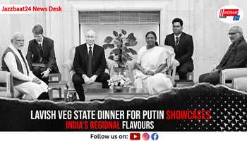 Lavish Veg State Dinner For Putin Showcases India’s Regional Flavours


