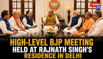 High-Level BJP Meeting Held at Rajnath Singh’s Residence in Delhi