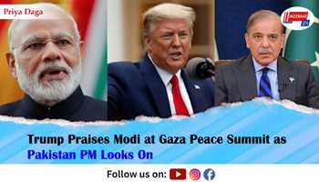 Trump Praises Modi at Gaza Peace Summit as Pakistan PM Looks On

