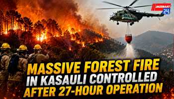 Massive Forest Fire in Kasauli Controlled After 27-Hour Operation