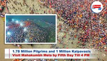 1.78 Million Pilgrims and 1 Million Kalpavasis Visit Mahakumbh Mela by Fifth Day Till 4 PM