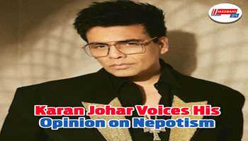 Karan Johar voices his opinion on nepotism