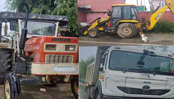 Illegal Extraction and Transportation of Minerals: Three Vehicles Seized, Three Arrested in Kulgam

