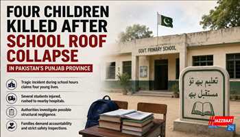 Four Children Killed After School Roof Collapse in Pakistan’s Punjab Province