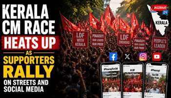 Kerala CM Race Heats Up as Supporters Rally on Streets and Social Media
