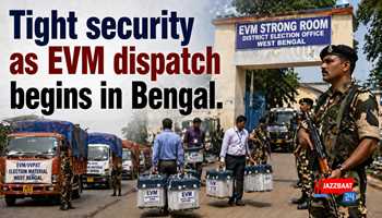 Tight security as EVM dispatch begins in Bengal
