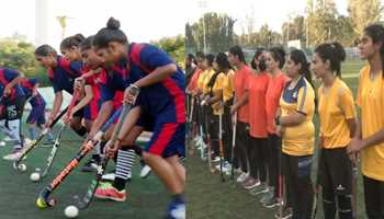 Hockey- A popular new attraction amongst girls of Kashmir