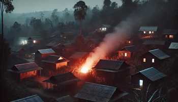 Inferno on Christmas Eve: Christian Homes Burn in Bangladesh
