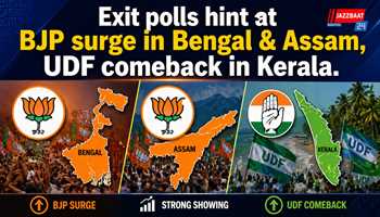 Exit polls hint at BJP surge in Bengal & Assam, UDF comeback in Kerala