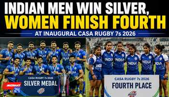 Indian Men Win Silver, Women Finish Fourth at Inaugural CASA Rugby 7s 2026
