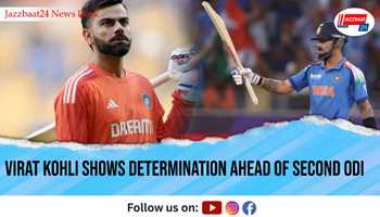 Virat Kohli Shows Determination Ahead of Second ODI 

