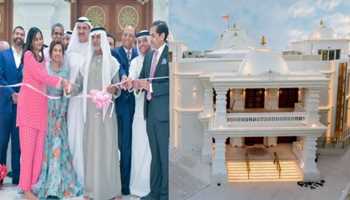 UAE's MINISTER OF TOLERANCE INAUGURATES NEW HINDU TEMPLE IN DUBAI