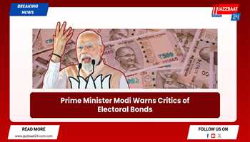 Prime Minister Modi Warns Critics of Electoral Bonds