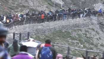 Amarnath Yatra Suspended For A Day From Pahalgam And Baltal