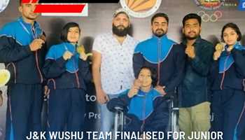 Jammu and Kashmir Wushu Team Set to Showcase Skills at Junior National Championship
