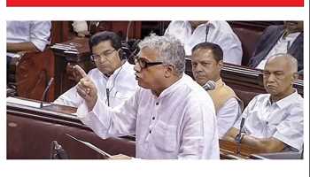 OUTRAGE IN RAJYA SABHA AS TMC’S DEREK O’BRIEN SUSPENDED, SPARKS HEATED DEBATE ON PARLIAMENTARY CONDUCT
