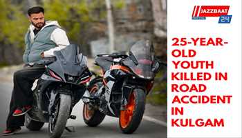 25-year-old youth killed in road accident in Kulgam