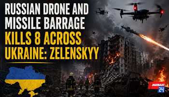 Russian Drone and Missile Barrage Kills 8 Across Ukraine: Zelenskyy