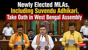 Newly Elected MLAs, Including Suvendu Adhikari, Take Oath in West Bengal Assembly

