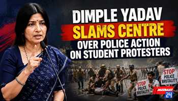 Dimple Yadav Slams Centre Over Police Action on Student Protesters