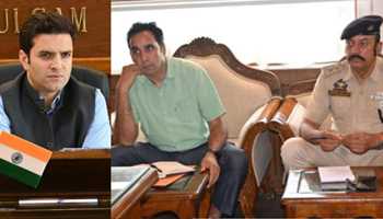 DC Kulgam Reviews Measures for Smooth Traffic Flow in Kulgam Town