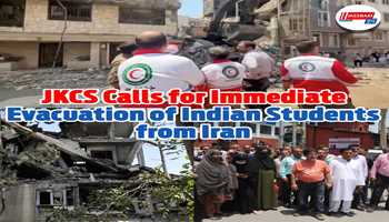 Jammu & Kashmir Civil Society (JKCS) Calls for Immediate Evacuation of Indian Students from Iran