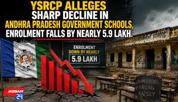 YSRCP Alleges Sharp Decline in Andhra Pradesh Government Schools, Enrolment Falls by Nearly 5.9 Lakh