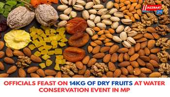 Officials Feast on 14kg of Dry Fruits at Water Conservation Event in MP