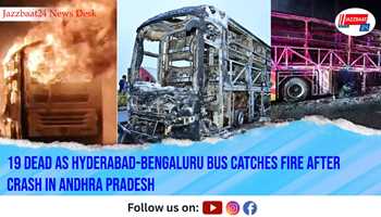 19 Dead As Hyderabad-Bengaluru Bus Catches Fire After Crash In Andhra Pradesh
