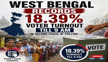 West Bengal Records 18.39% Voter Turnout Till 9 AM in Second Phase of Polling

