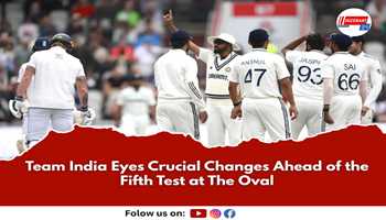 Team India Eyes Crucial Changes Ahead of the Fifth Test at The Oval