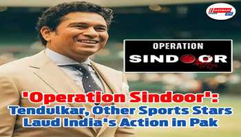 'Operation Sindoor': Tendulkar, Other Sports Stars Laud India's Action in Pak