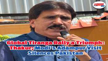 Tiranga Rally Roars Across Continents”: Altaf Thakur Hails Global Patriotic Wave as Triumph of Operation Sindoor