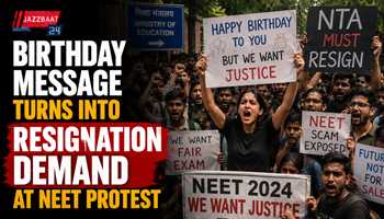 Birthday Message Turns Into Resignation Demand at NEET Protest