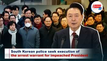 South Korean police seek execution of the arrest warrant for impeached President