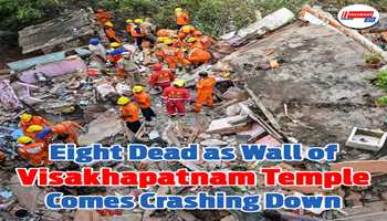 Eight Dead as Wall of Visakhapatnam Temple Comes Crashing Down