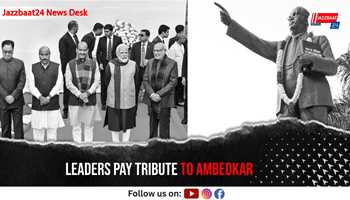 Leaders Pay Tribute to Ambedkar
