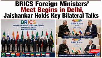 BRICS Foreign Ministers’ Meet Begins in Delhi, Jaishankar Holds Key Bilateral Talks
