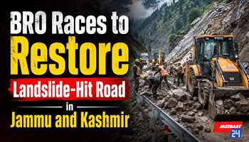 BRO Races to Restore Landslide-Hit Road in Jammu and Kashmir