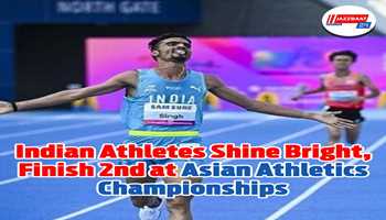 Indian Athletes Shine Bright, Finish 2nd at Asian Athletics Championships