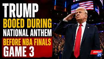 Trump Booed During National Anthem Before NBA Finals Game 3