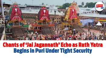 Chants of ‘Jai Jagannath’ Echo as Rath Yatra Begins in Puri Under Tight Security