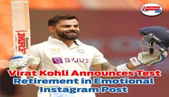 Virat Kohli Announces Test Retirement in Emotional Instagram Post